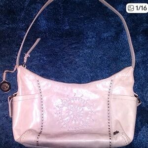 The Sak Beige/Pink Soft Leather Shoulder/Handbag